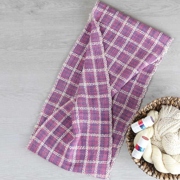 FRAME LOOM WEAVING KIT – WOOL SCARF