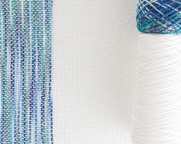 WEAVING KIT FOR FRAME LOOM – COTTON SCARF