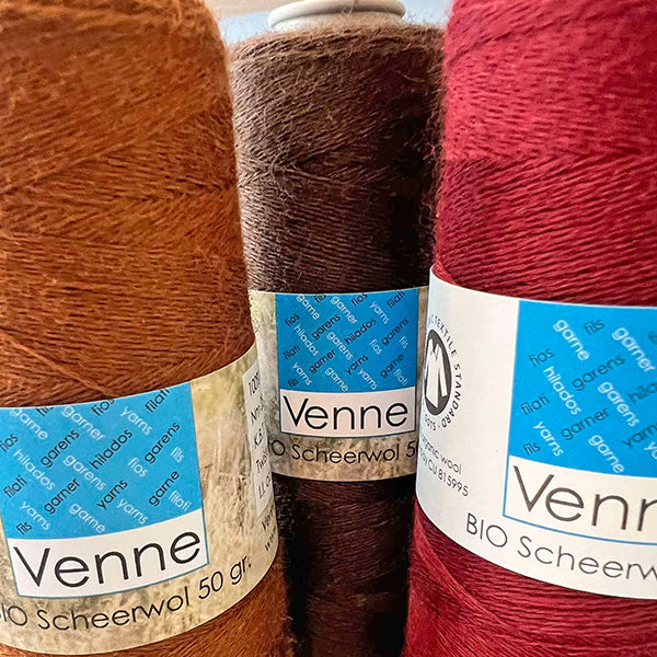 ORGANIC WOOL YARN Nm 28/2 (50 g - dyed)