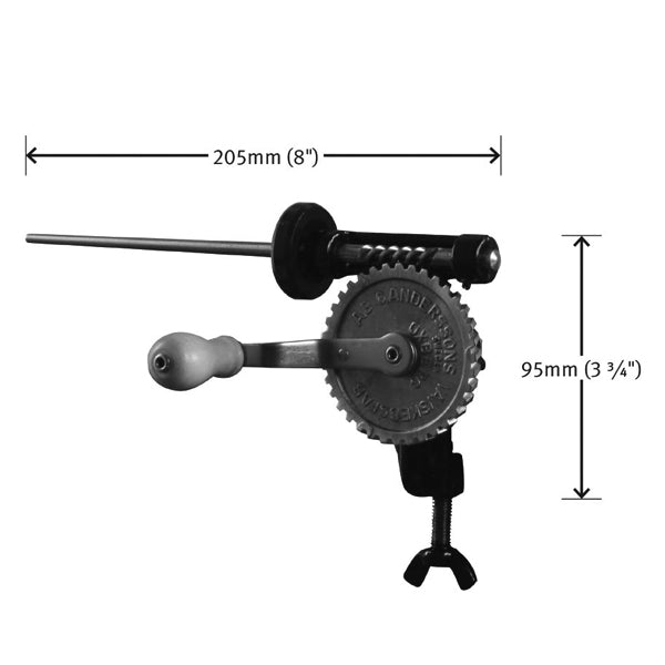 BOBBIN WINDER FOR WEAVING SHUTTLES (METAL)