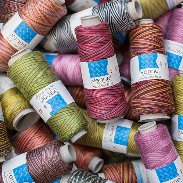 MULTICOLORED COTTON YARN MERCERIZED Nm 40/2 (50 g)