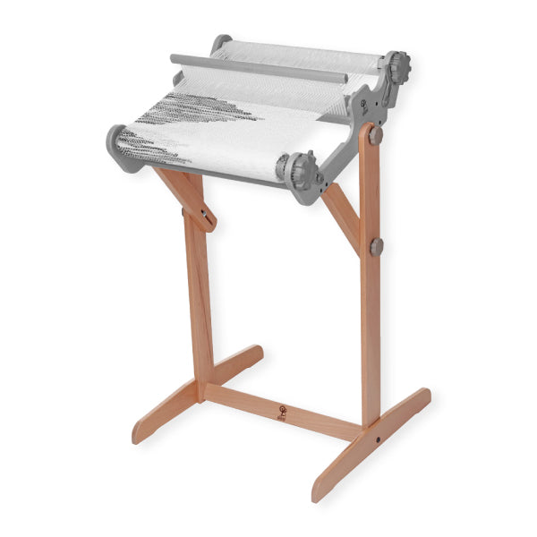 FLOOR STAND FOR COMPACT FRAME LOOM