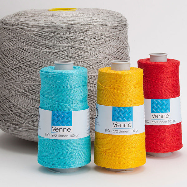 LINEN YARN Nel 16/2 (100 g/1 kg - coloured)