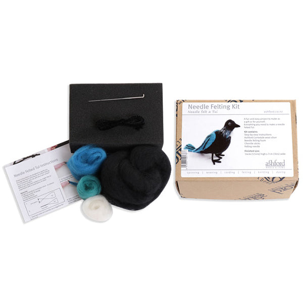 NEEDLE FELTING - TUI BIRD