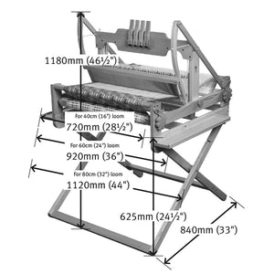 FLOOR STAND FOR TABLE LOOM 8 SHAFTS