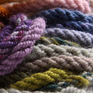NEW ZEALAND WOOL TWO-PLY (100 g - coloured)