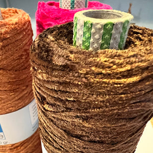 CHENILLE YARN Nm 3/1 (100 g - coloured)
